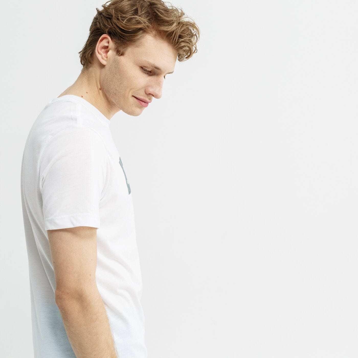 Koszulka męska NIKE T-SHIRT SS M NK DRY DB BLOCK 2.0 bq1851100 kolor szary