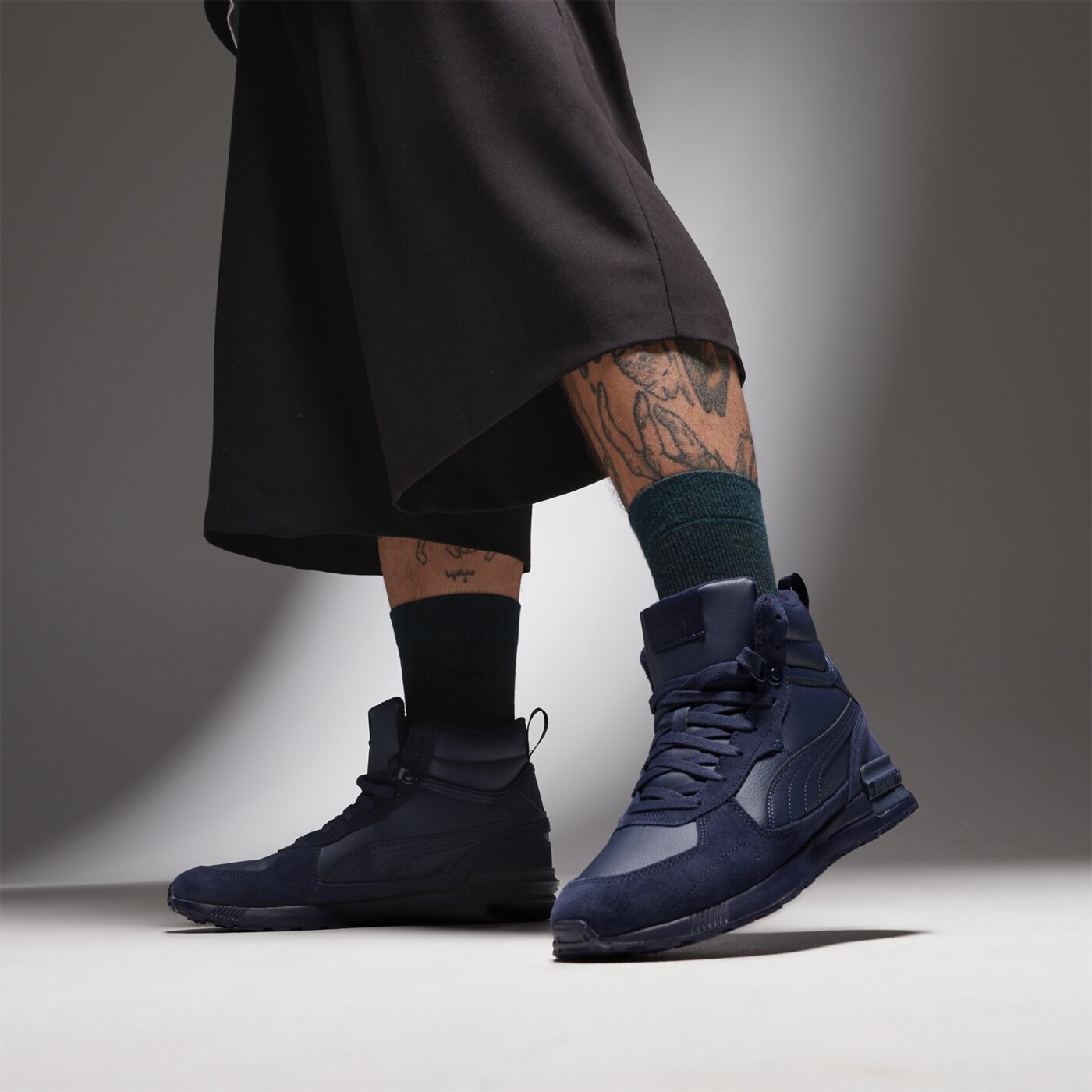 Buty sportowe męskie PUMA GRAVITON MID 38320403 kolor granatowy