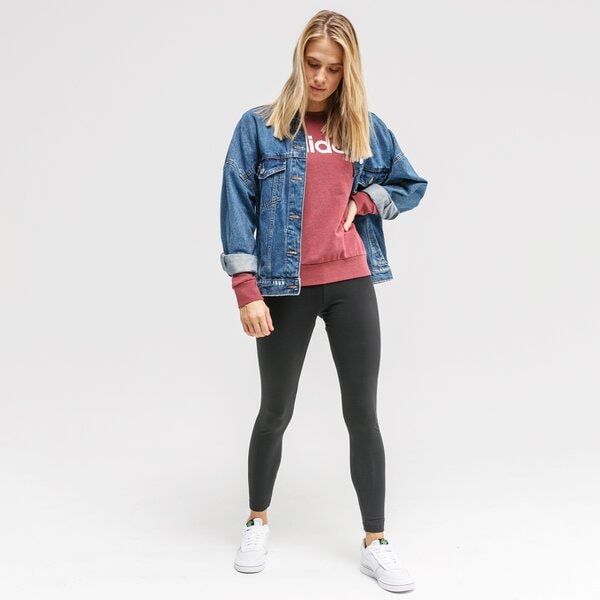 Bluza damska ADIDAS BLUZA W E LIN SWEAT gd2956 kolor bordowy