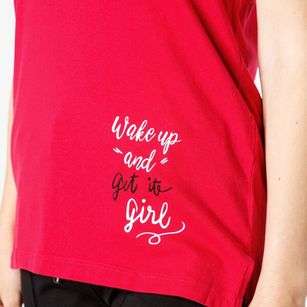 Koszulka damska LOTTO T-SHIRT SS GLEE lo38tsd20001 kolor czerwony
