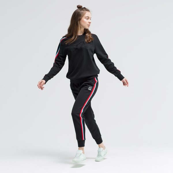 Spodnie dresowe damskie LOTTO SPODNIE ATHLETICA W III RIB STP PL 211747-1cl kolor czarny