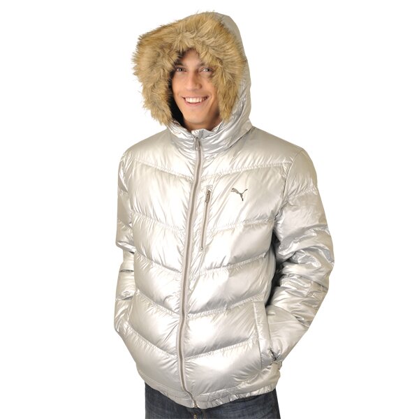 Kurtka zimowa męska PUMA KURTKA CRUSH HD DOWN  JACKET- MENS 55813104 kolor szary