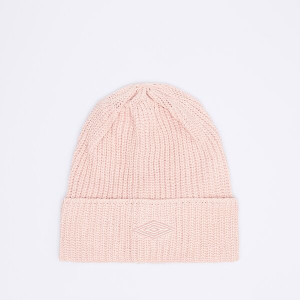 Czapka zimowa damska UMBRO CZAPKA UMBRO ESS PINK ul325hat10002 kolor różowy