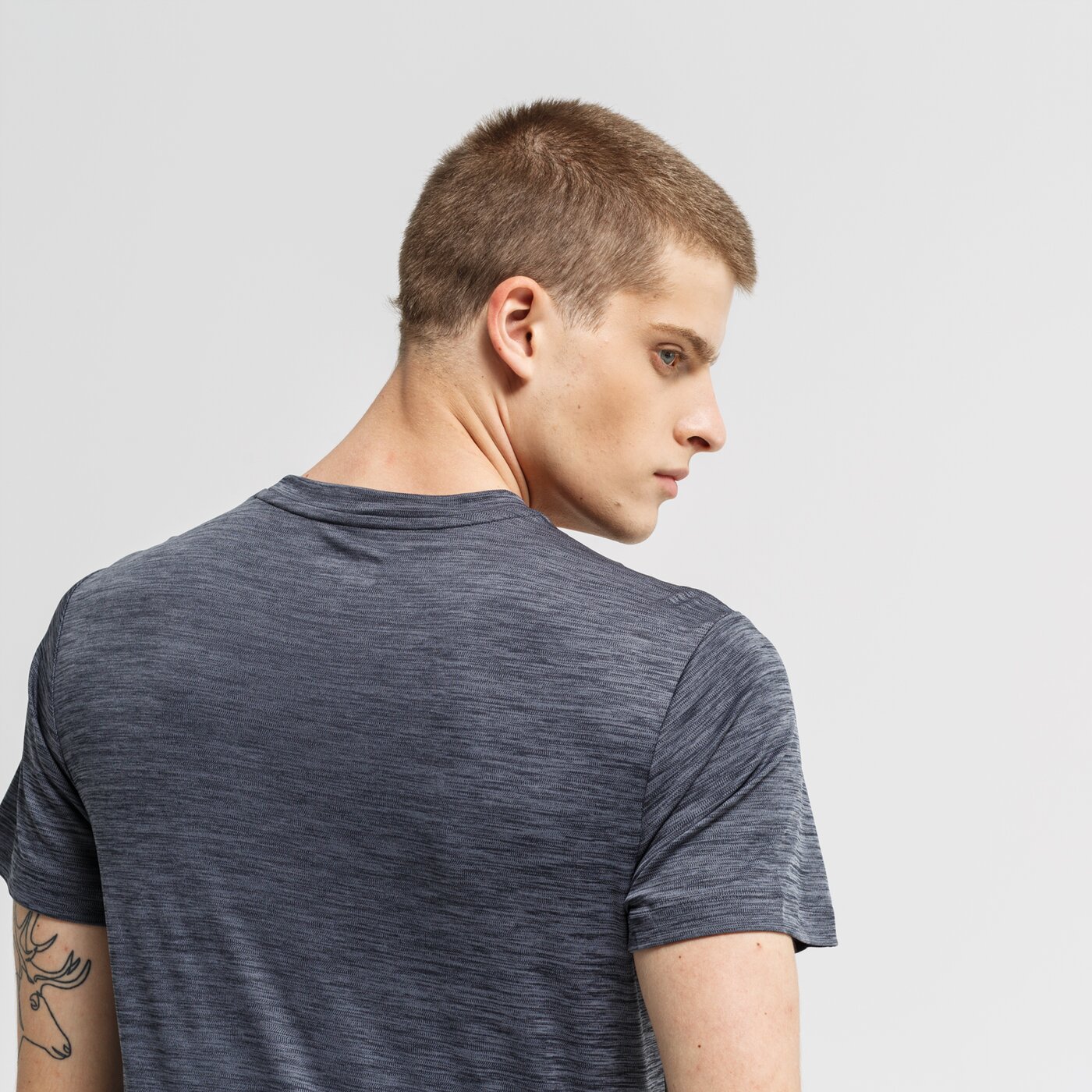 Koszulka męska LOTTO T-SHIRT SS VABENE PL 211427-029 kolor szary