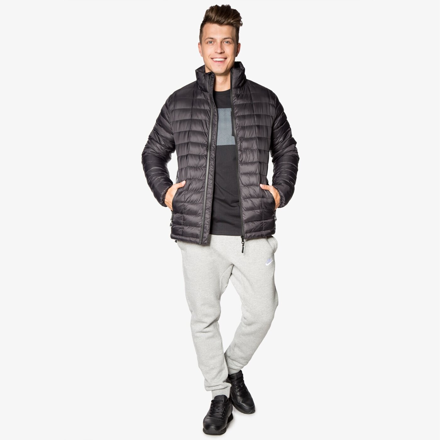 Kurtka zimowa męska UMBRO KURTKA KROTA ul36kum45001 kolor czarny