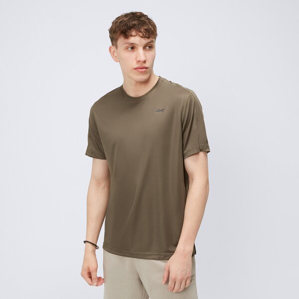 Koszulka męska REEBOK T-SHIRT SS TECH 100057848 kolor khaki