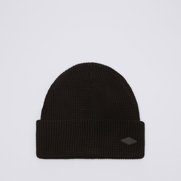 Czapka zimowa damska UMBRO CZAPKA UMBRO ESS SMALL LOGO BLACK ul325hat11001 kolor czarny