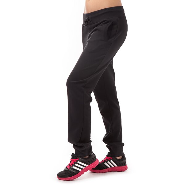 Spodnie dresowe damskie ADIDAS SPODNIE ESS CUFFED s17731 kolor czarny