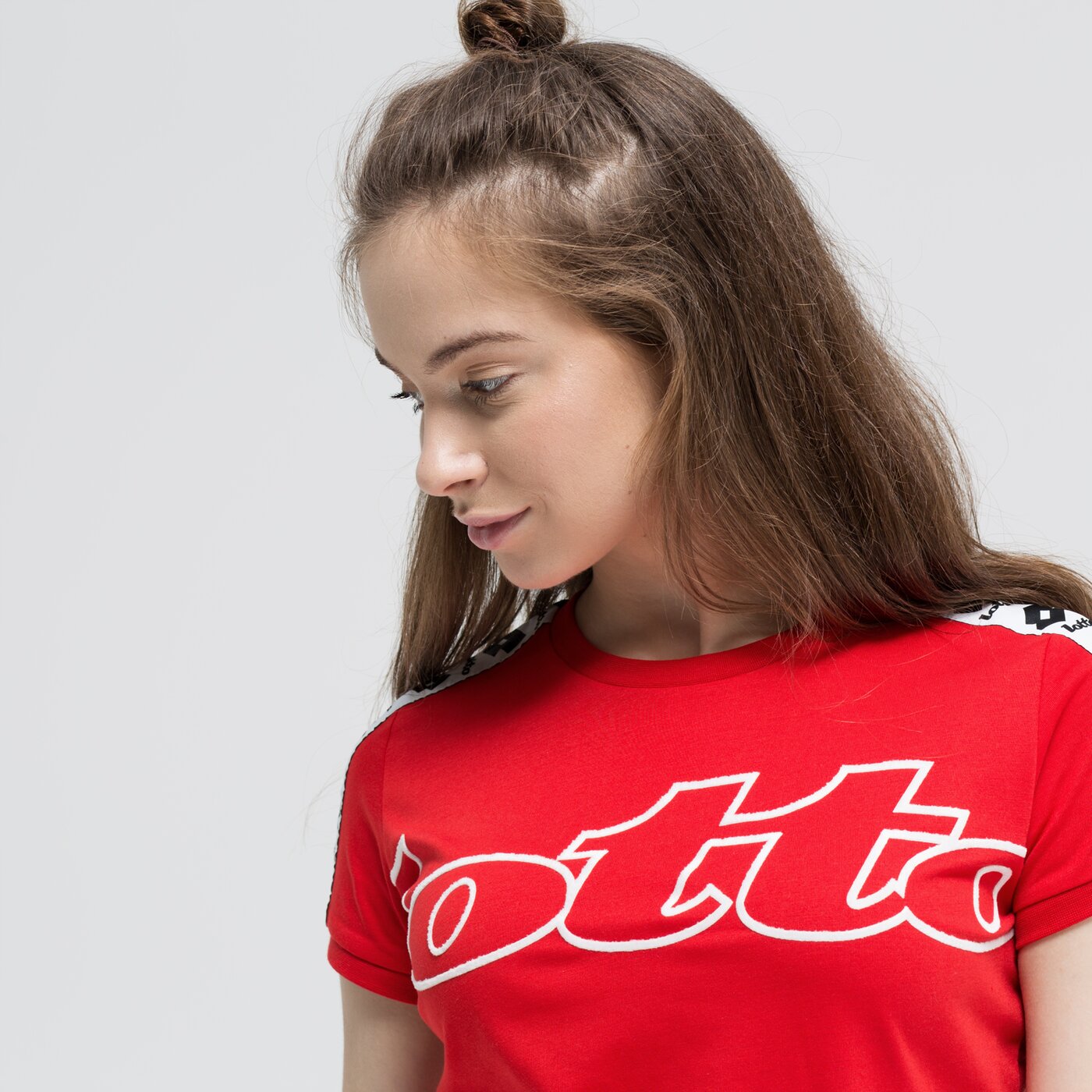 Koszulka damska LOTTO T-SHIRT SS ATHLETICA W III JS 211738-0c4 kolor czerwony