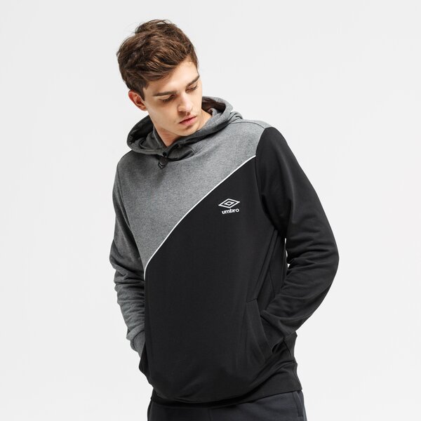 Bluza męska UMBRO BLUZA Z KAPTUREM KOLIMA ul39blm19002 kolor czarny