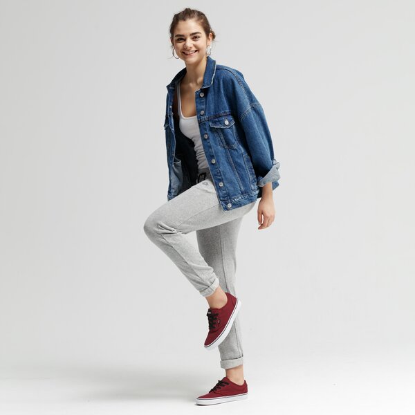 Spodnie dresowe damskie LOTTO SPODNIE FEEL-FIT II MEL CO W 210524-1cw kolor szary