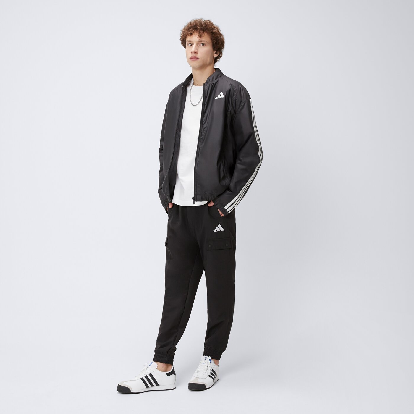 Kurtka przejściowa męska ADIDAS KURTKA ESS 3S INS B J jd1294 kolor czarny