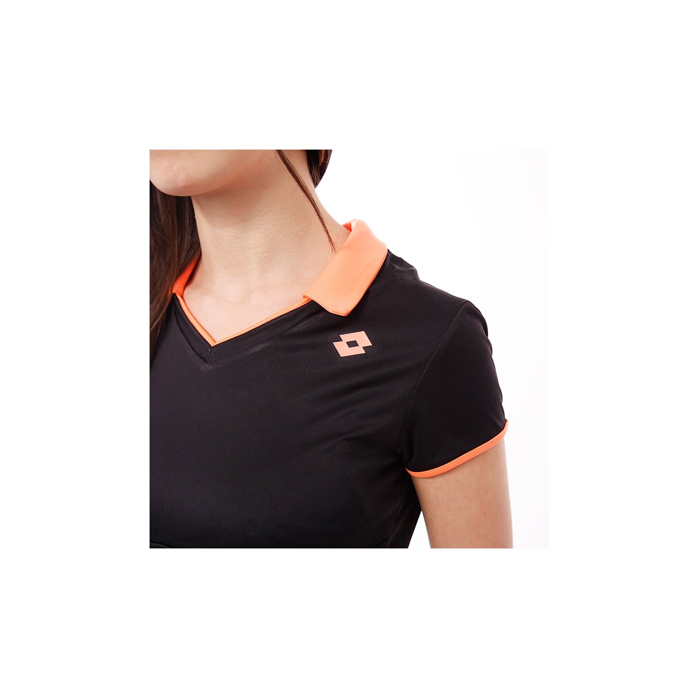 Koszulka polo damska LOTTO POLO NIXIA q8635 kolor czarny