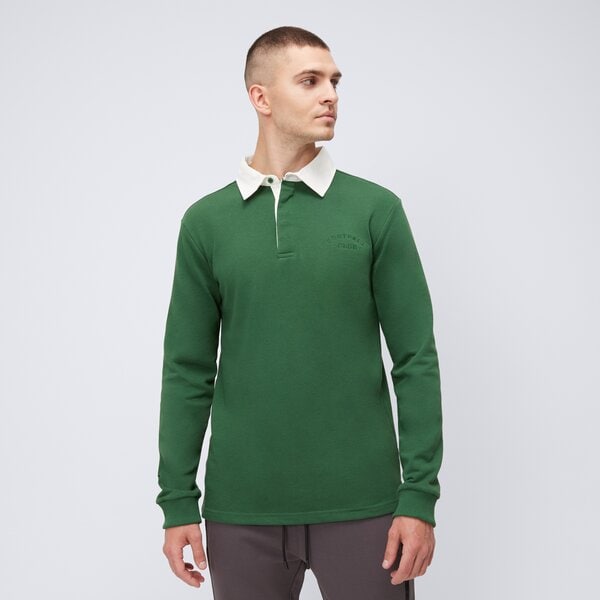 Koszulka polo męska UMBRO POLO FOOTBALL CLUB LONG SLEEVE ul125pom95001 kolor zielony