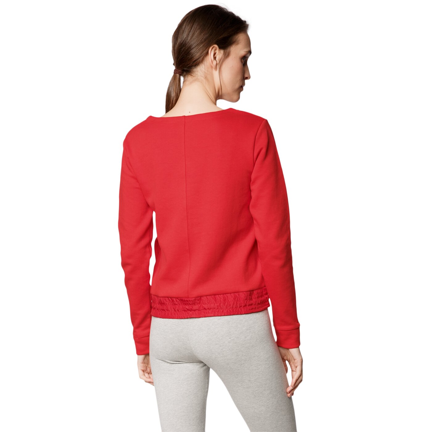 Bluza damska NIKE BLUZA W NSW AV15 FLC CRW 804016657 kolor czerwony