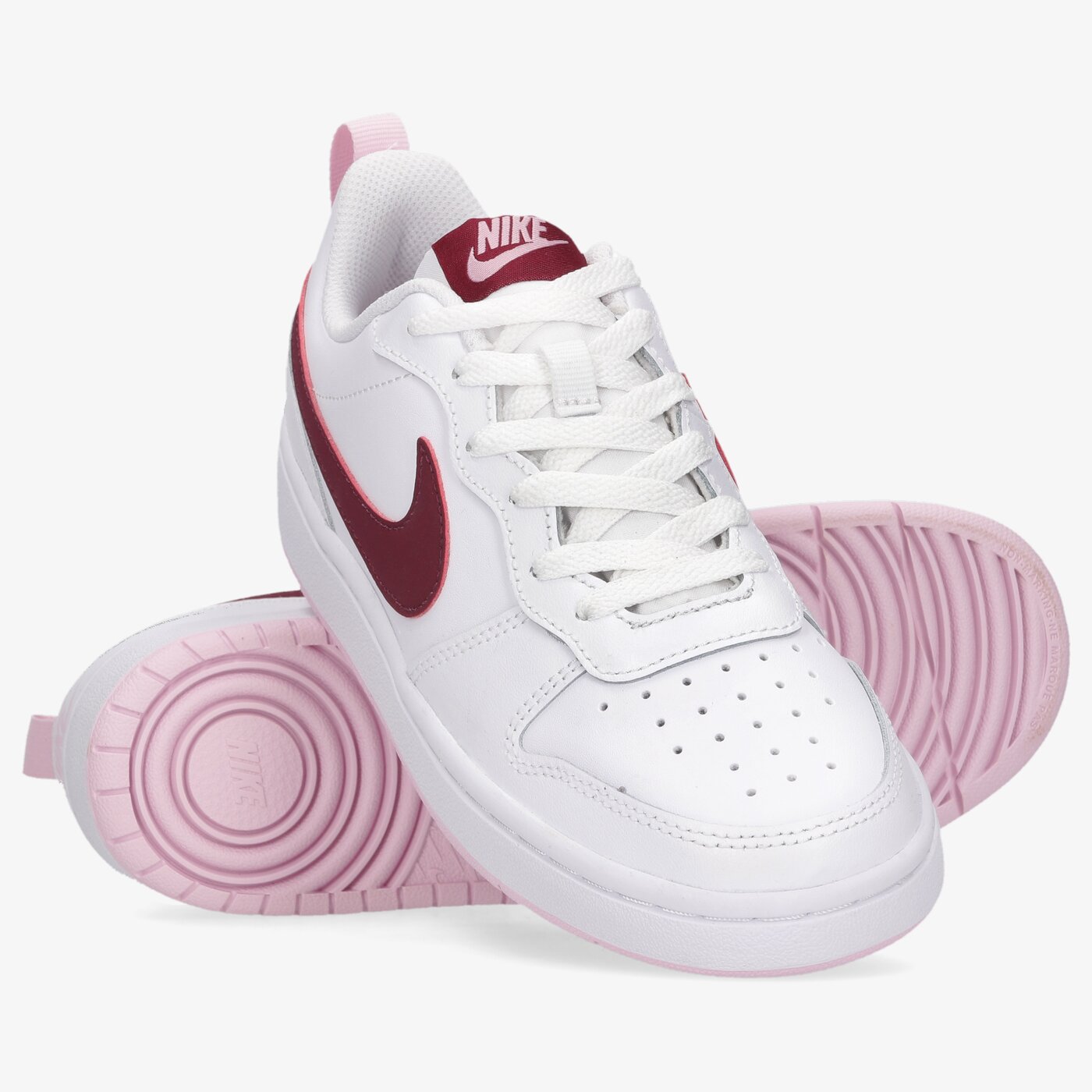 Buty dziecięce NIKE COURT BOROUGH LOW 2 bq5448-120 kolor biały