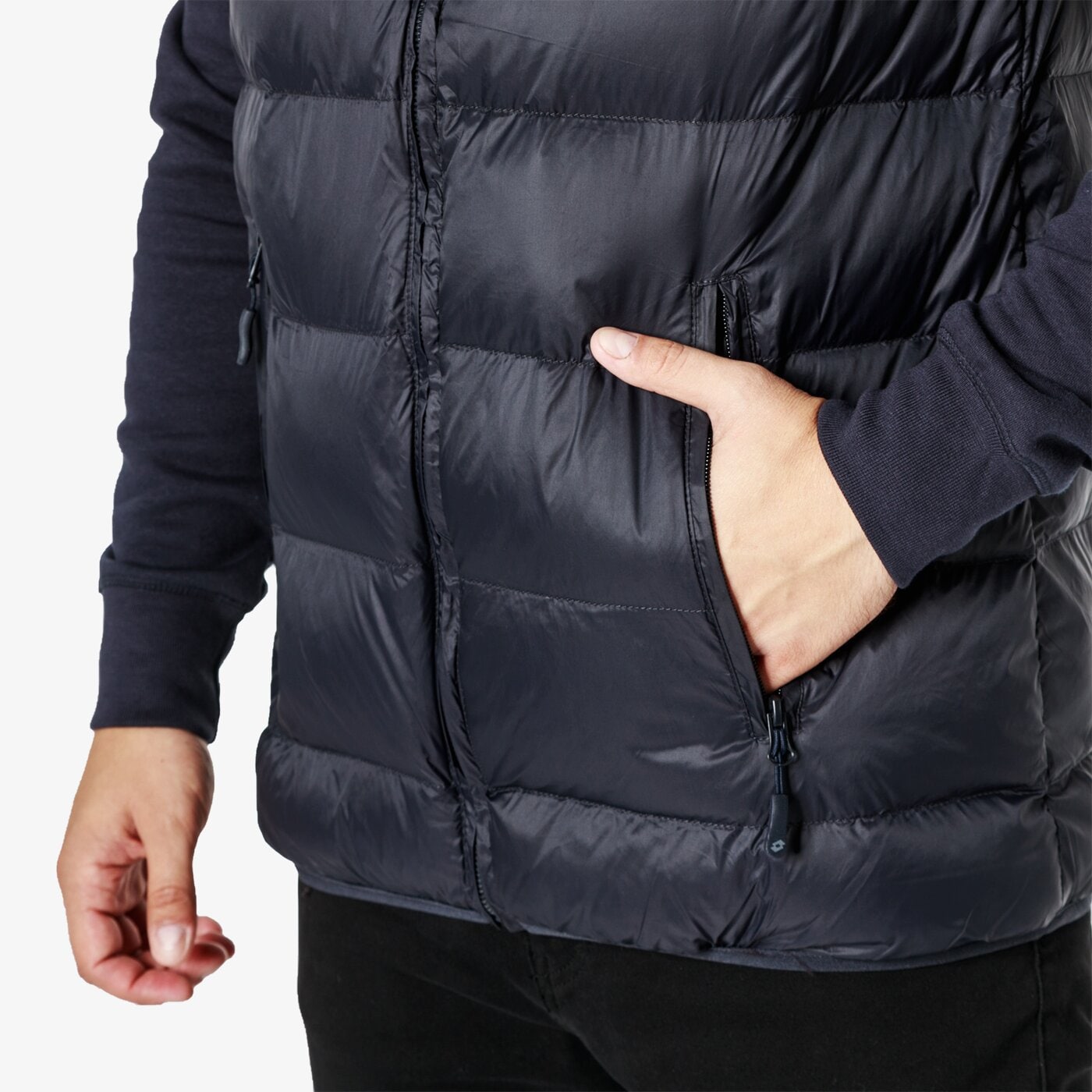 Bezrękawnik męski LOTTO BEZRĘKAWNIK QUASAR lo38kam04002 kolor granatowy