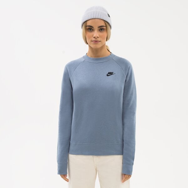 Bluza damska NIKE BLUZA W NSW ESSNTL FLC CREW dx2318-493 kolor niebieski