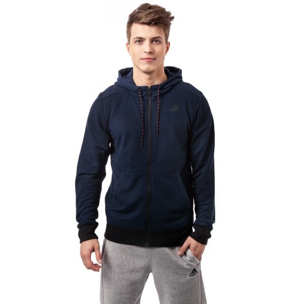 Bluza męska ADIDAS BLUZA ESS PREMFZ HOOD s17544 kolor granatowy