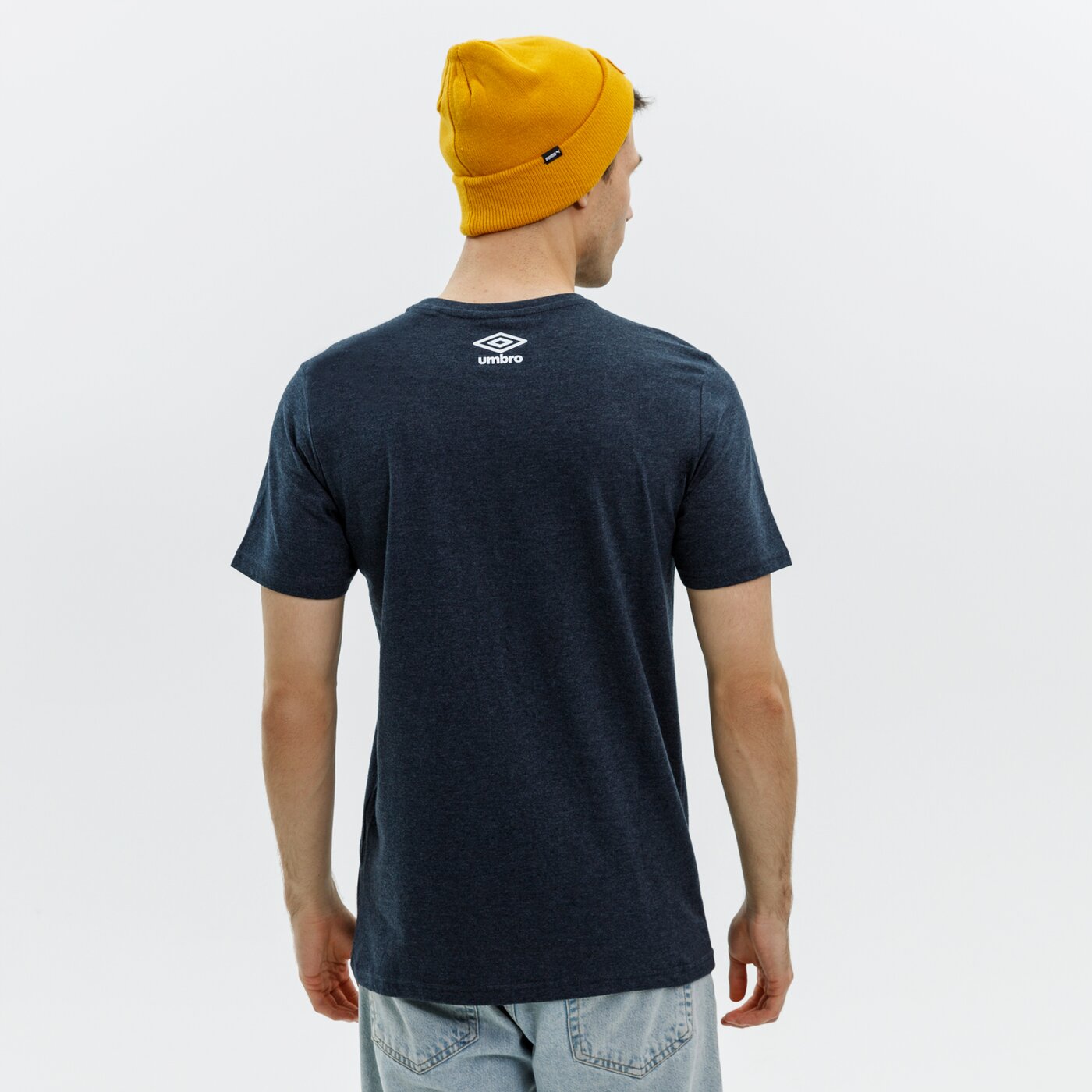 Koszulka męska UMBRO T-SHIRT FENNO ul321tsm04002 kolor granatowy