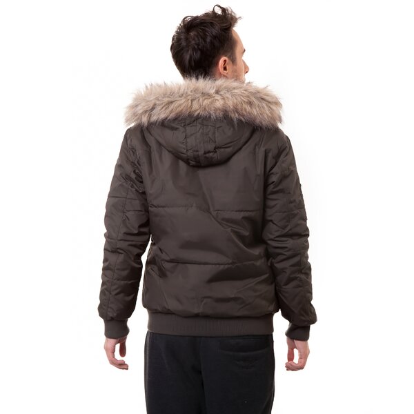 Kurtka zimowa męska CONFRONT KURTKA CAPE cf34kum05001 kolor brązowy