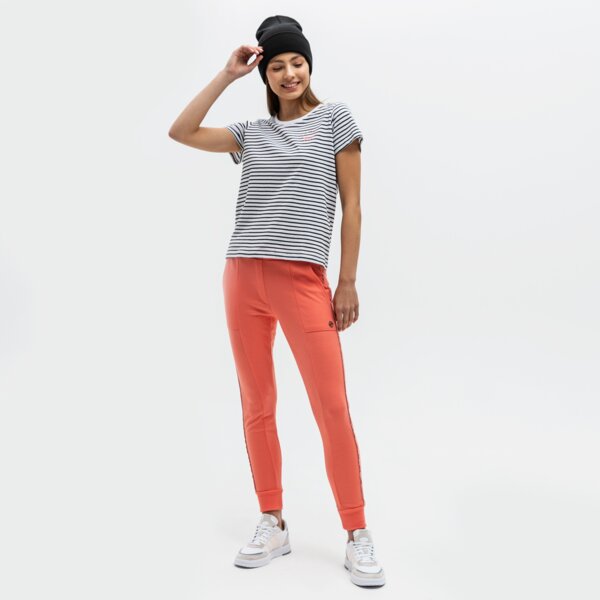 Spodnie dresowe damskie LOTTO SPODNIE TARDA lo321spd08003 kolor koralowy