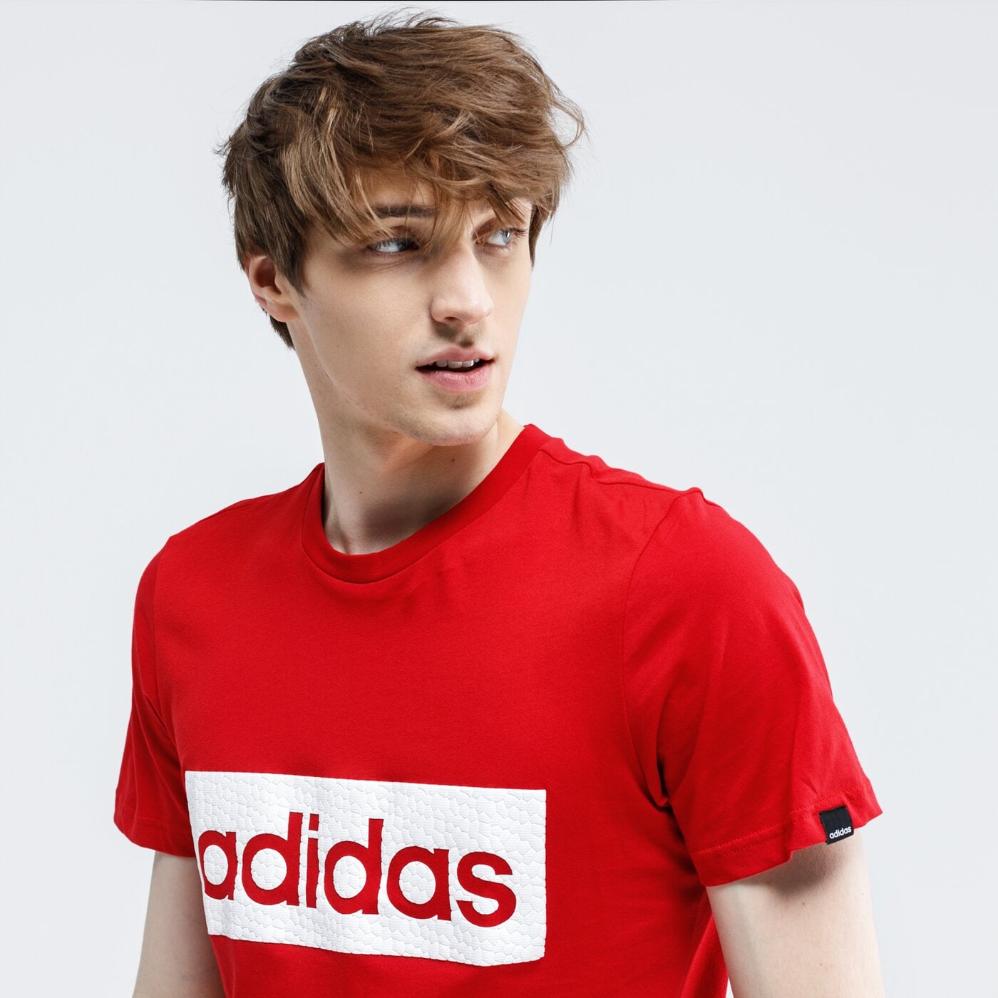 Koszulka męska ADIDAS T-SHIRT M PFF BOX T fm6264 kolor czerwony