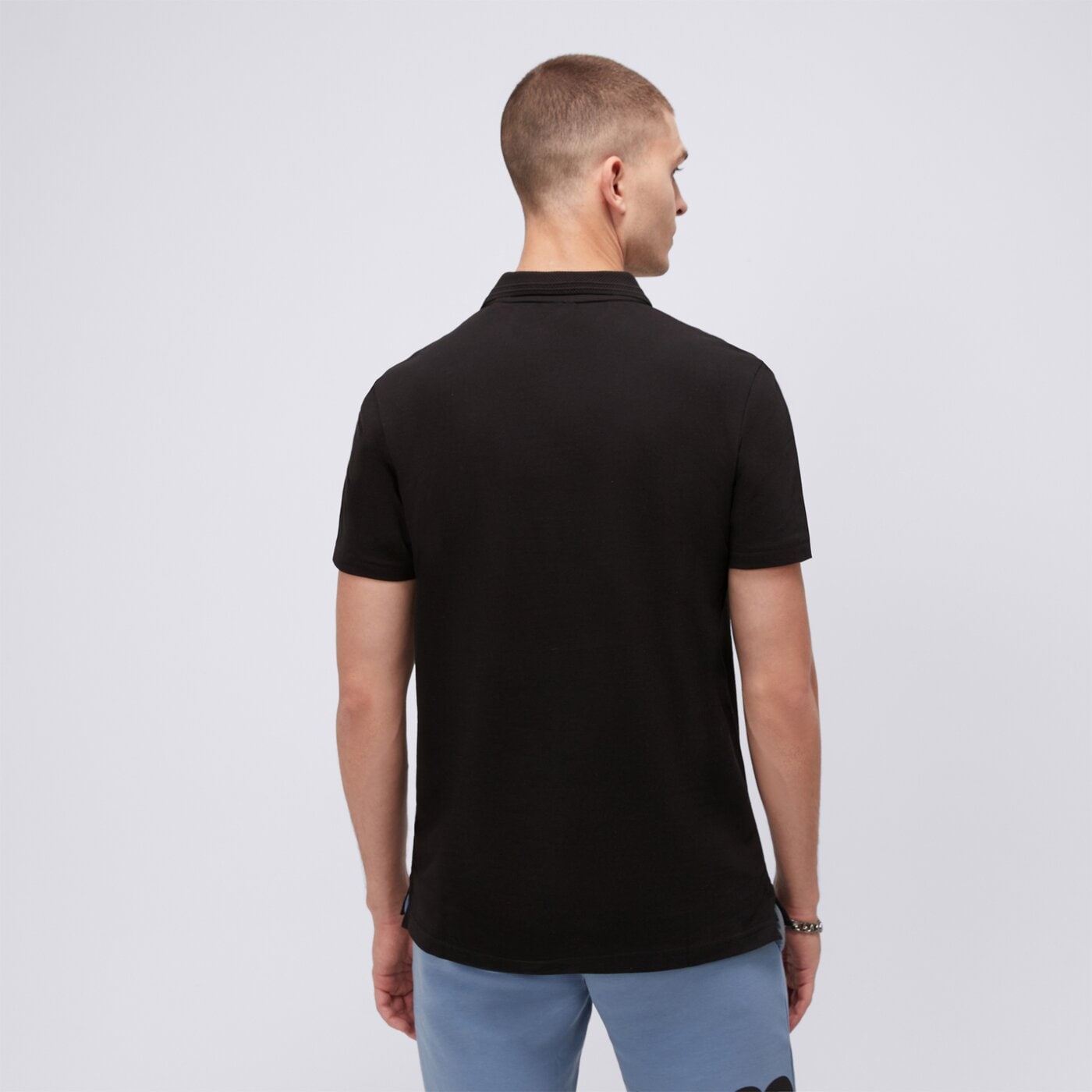 Koszulka polo męska UMBRO POLO ESS ul125pom90001 kolor czarny