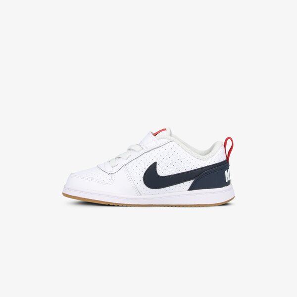 Buty dziecięce NIKE COURT BOROUGH LOW (TDV) 870029-105 kolor biały