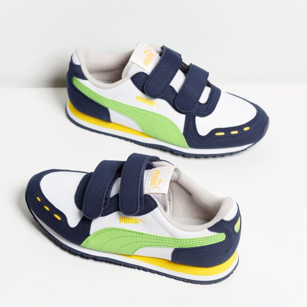 Buty dziecięce PUMA CABANA RACER SL V PS 36073292 kolor zielony