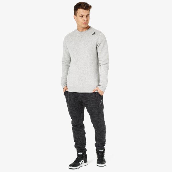 Bluza męska REEBOK BLUZA EL FLEECE CREW cy4859 kolor szary