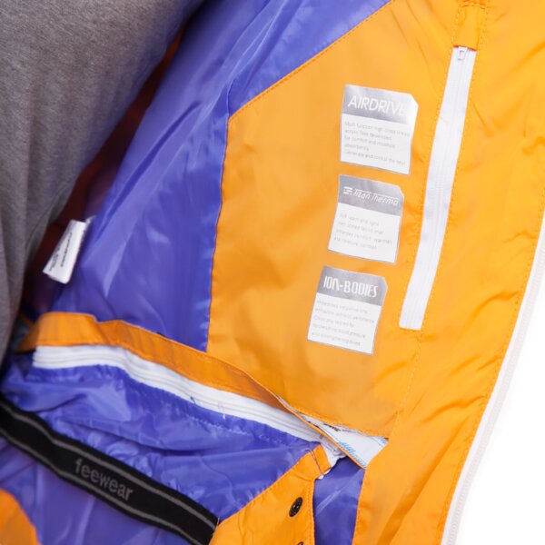 Kurtka zimowa damska FEEWEAR  KURTKA WIWA fw34pkud04002 kolor pomarańczowy