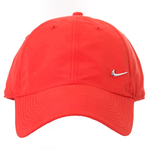 Czapka z daszkiem damska NIKE CZAPKA HERITAGE86-METAL SWSHCAP 340225678 kolor czerwony