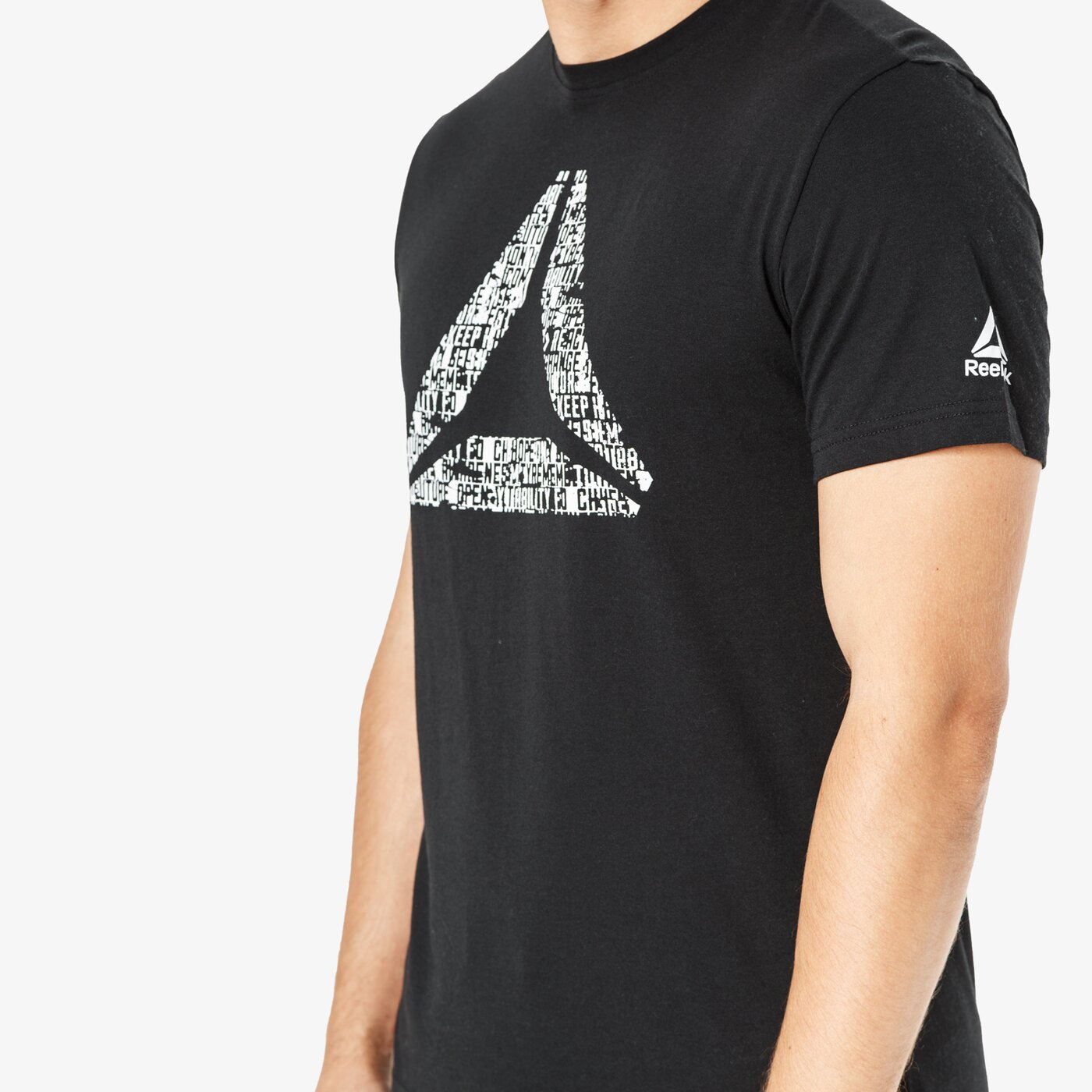 Koszulka męska REEBOK T-SHIRT SS GS OPP MANTRA DELTA TEE dh3767 kolor czarny