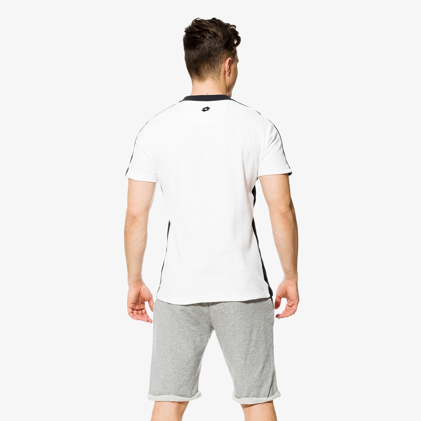 Koszulka polo męska LOTTO POLO ROLLER lo18pom01001 kolor biały