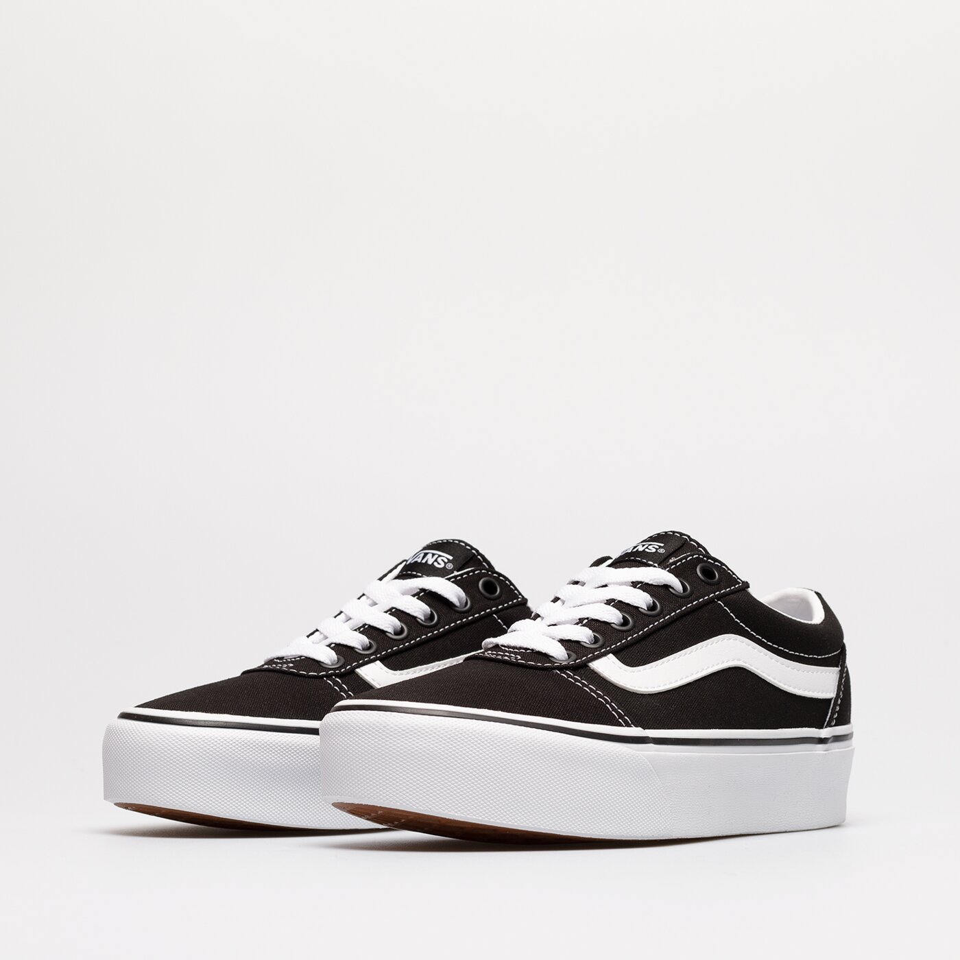 Buty sportowe damskie VANS WM WARD PLATFORM CANVAS vn0a3tlc1871 kolor czarny