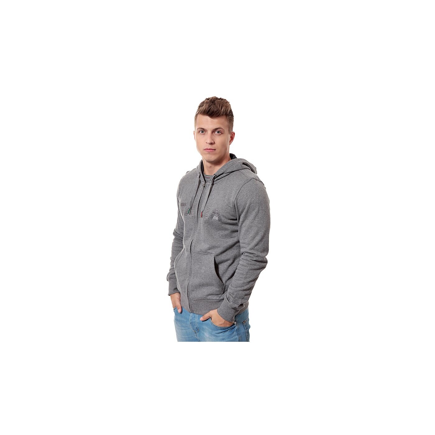 Bluza męska LOTTO BLUZA SWEAT FZ KIP HD r2236 kolor szary