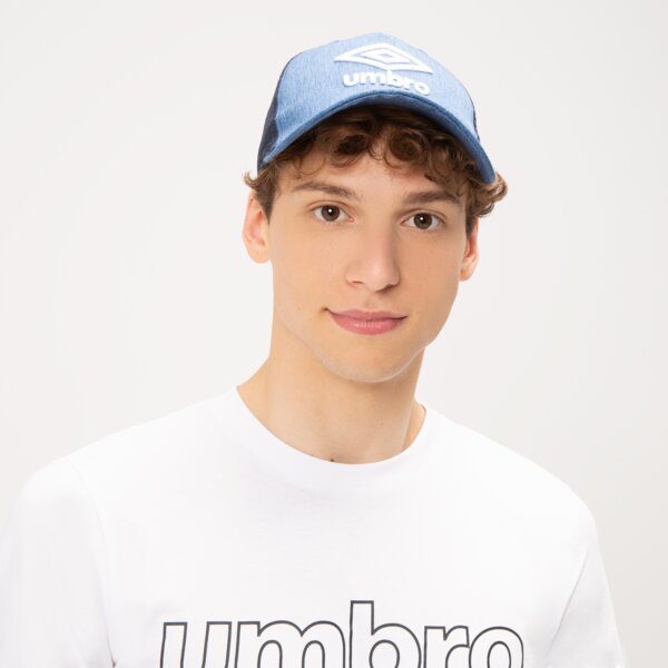 Czapka z daszkiem damska UMBRO CZAPKA CHINLEY ul123cap02002 kolor niebieski