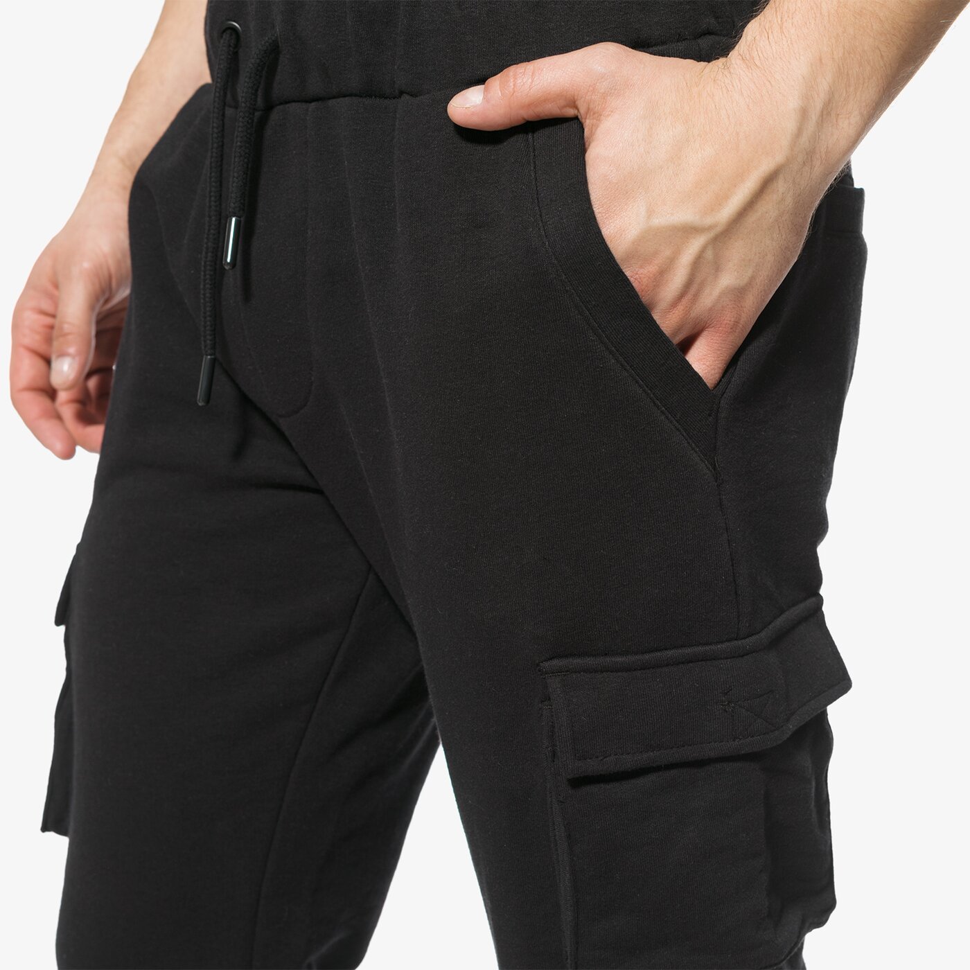 Spodnie dresowe męskie UMBRO SPODNIE CONE ul18spm06002 kolor czarny