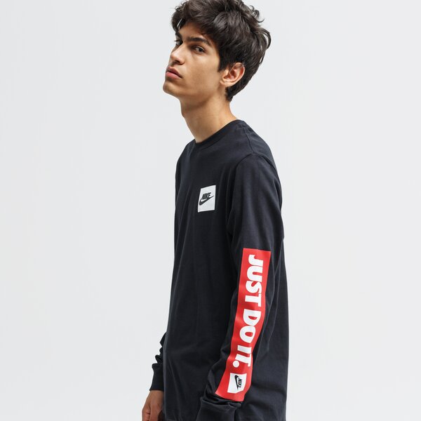 Koszulka męska NIKE T-SHIRT LS M NSW LS JDI BMPR cd9598-010 kolor czarny