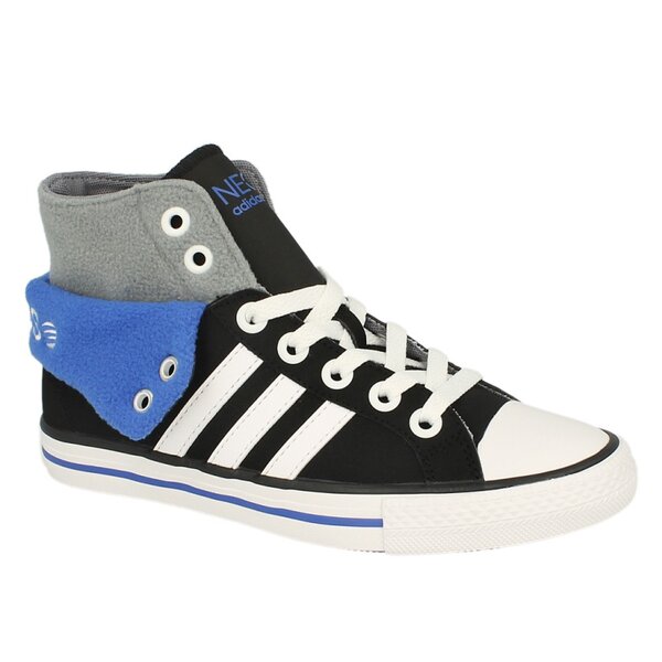 Buty dziecięce ADIDAS BBNEO 3 STRIPES CV MID K f38826 kolor czarny