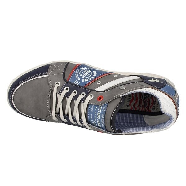 Buty sportowe męskie MUSTANG  32a034 kolor szary