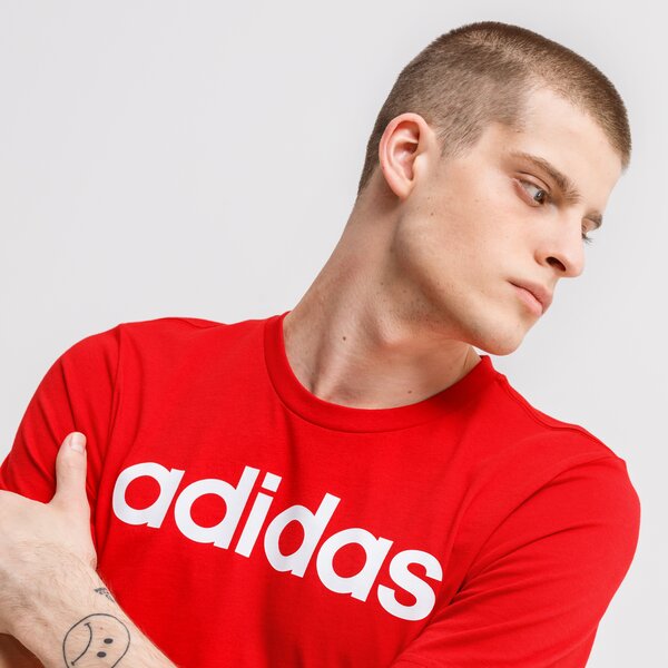 Koszulka męska ADIDAS T-SHIRT E LIN fm6223 kolor czerwony
