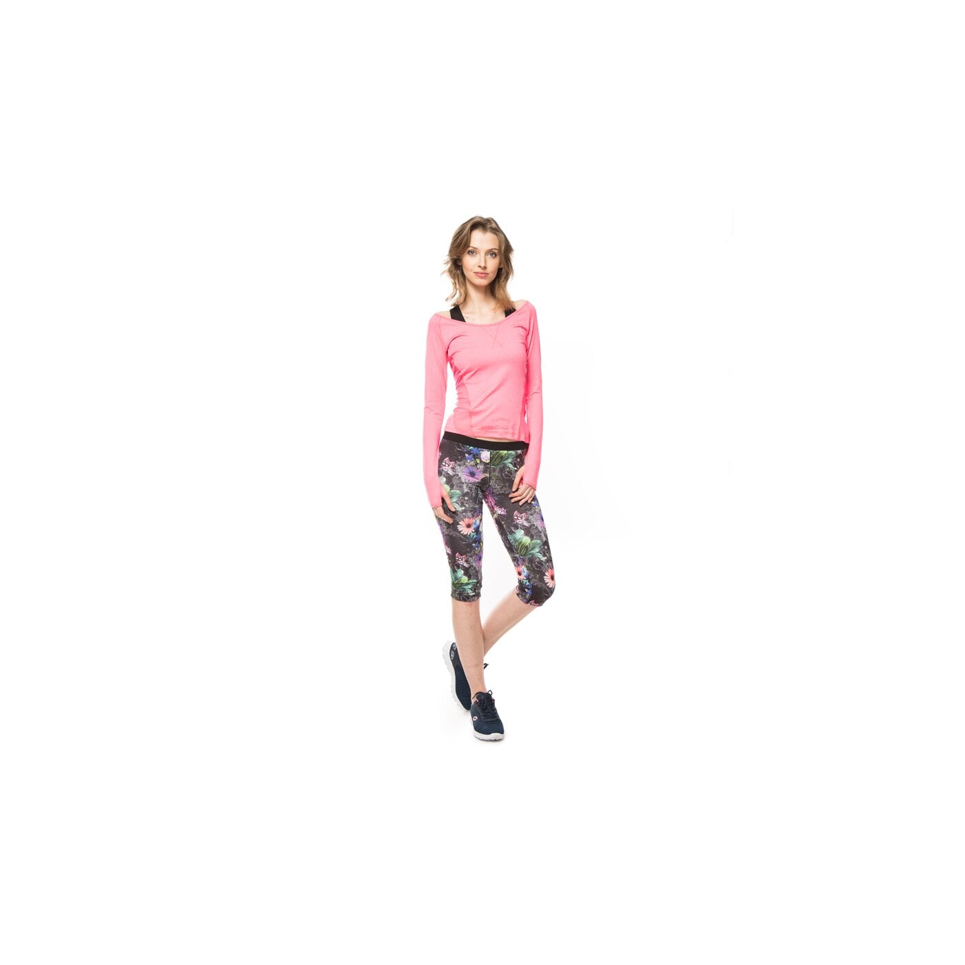 Koszulka damska LOTTO T-SHIRT LS FORMA lo16tld05001 kolor fioletowy