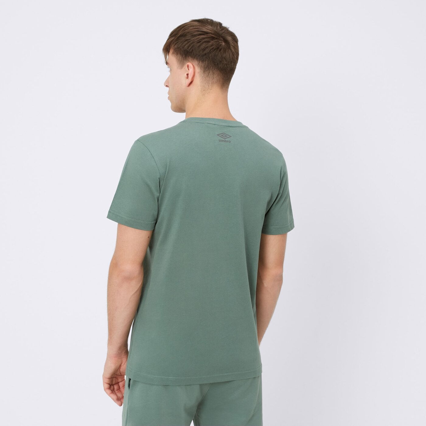 Koszulka męska UMBRO T-SHIRT CAPRIS ul124tsm11001 kolor zielony