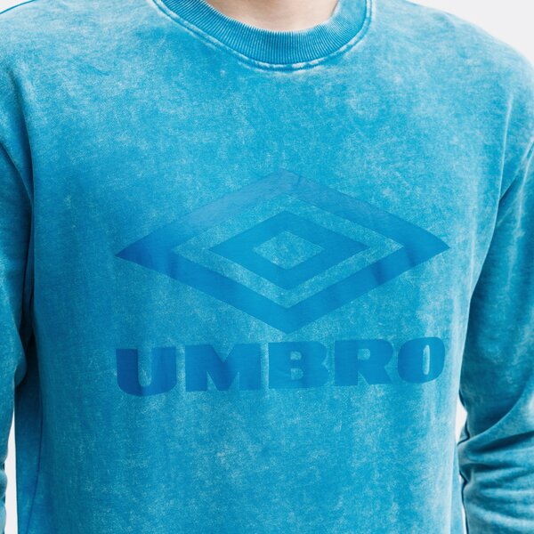 Bluza męska UMBRO BLUZA LARGE LOGO 65857u-h4r kolor niebieski