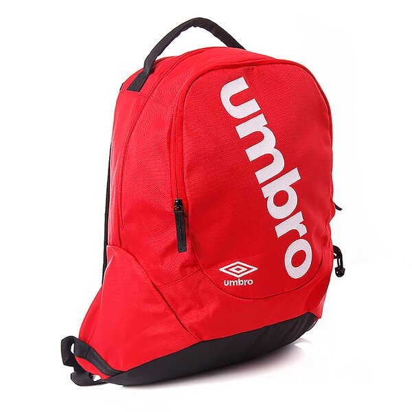 Plecak damski UMBRO PLECAK VELOCE III BLACK HIGH RISK RED CRIMSON 30465u8at kolor czerwony
