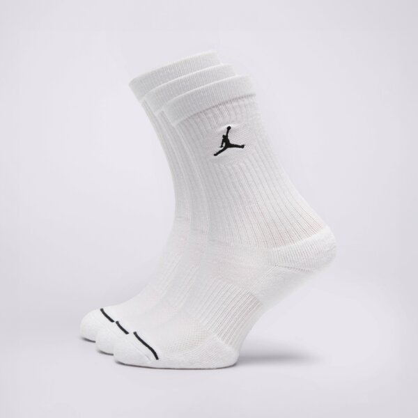 Skarpetki damskie JORDAN SKARPETY U J EVERYDAY CUSH POLY CREW 3PR dx9632-100 kolor biały