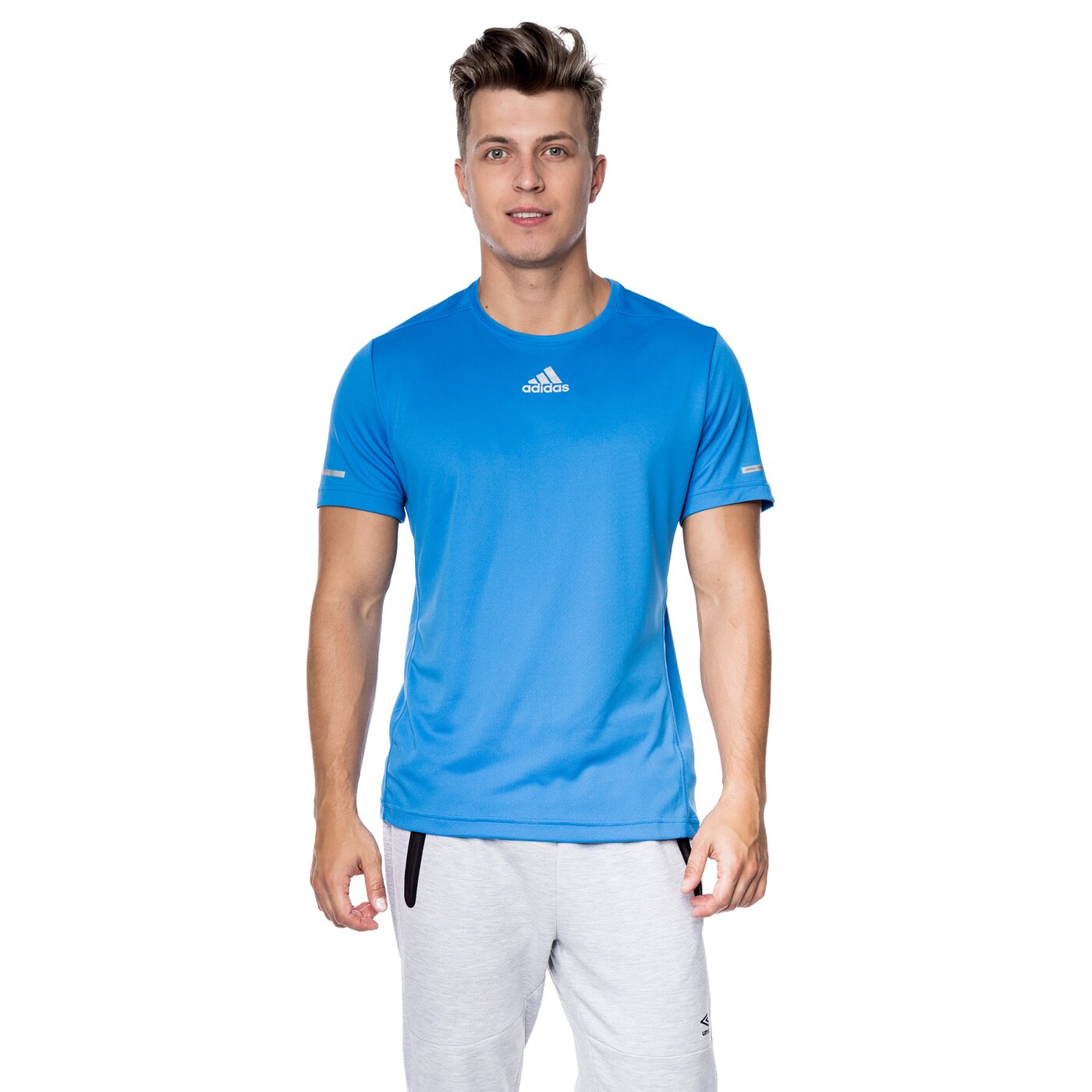 Koszulka męska ADIDAS T-SHIRT RUN TEE M ax7530 kolor niebieski