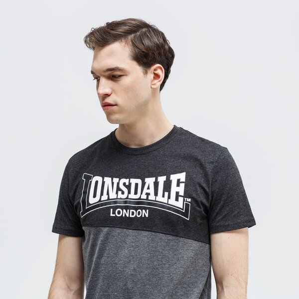 Koszulka męska LONSDALE T-SHIRT SS WALHAM 113989-1047 kolor szary